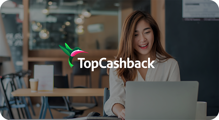 topcashback banner for referral scheme